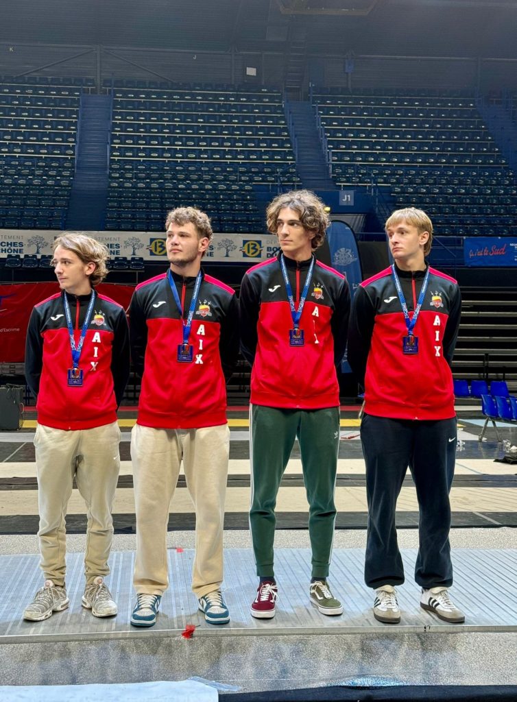 podium garcons M20 championnat