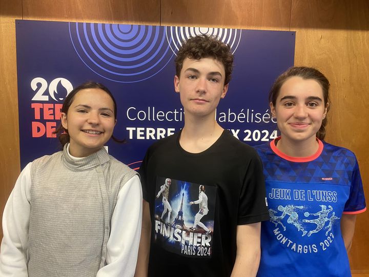Sarah Lopez , Clément Montet et Elina Marcilloux