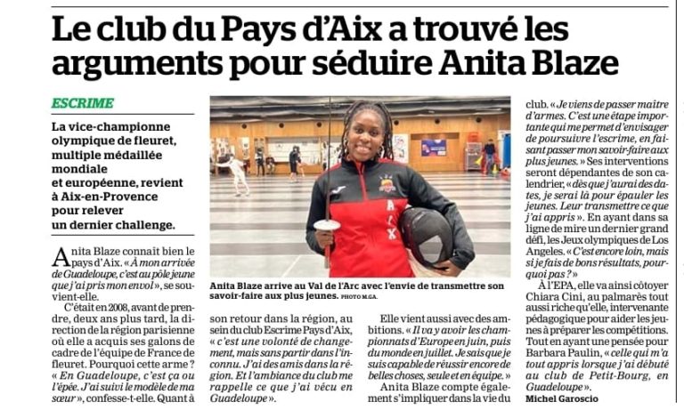 Anita a a Aix - La marseillaise
